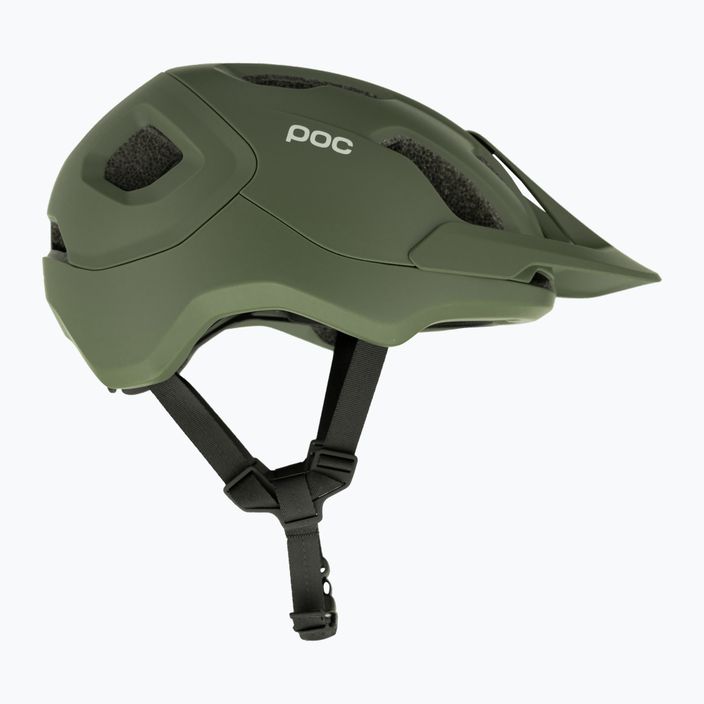 POC Axion epidote green matt bike helmet 4
