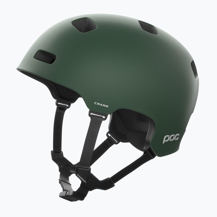 Bicycle helmet POC Crane MIPS epidote green matt 7