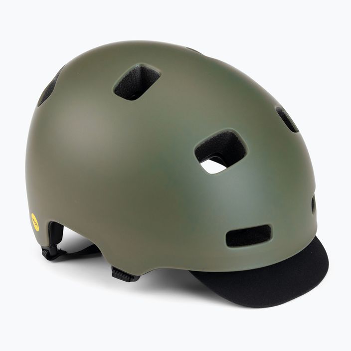 Bicycle helmet POC Crane MIPS epidote green matt 6