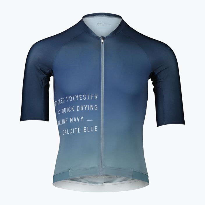 Men's cycling jersey POC Pristine Print gradient turmaline navy 5