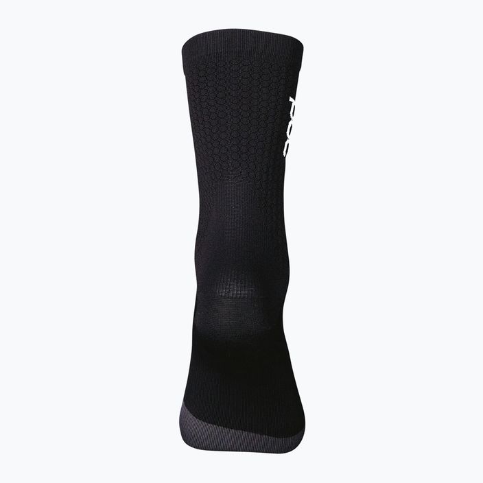 Cycling socks POC Flair Mid uranium black/sylvanite grey 2