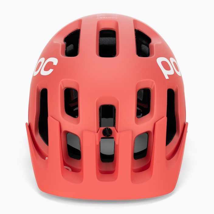 Bicycle helmet POC Tectal ammolite coral matt 2