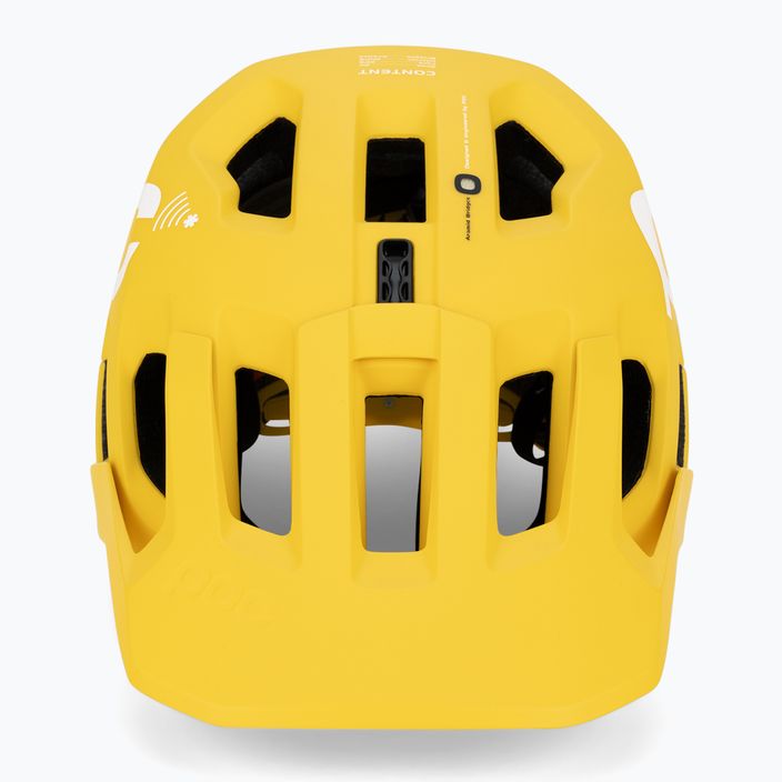Bicycle helmet POC Kortal Race MIPS aventurine yellow matt 2