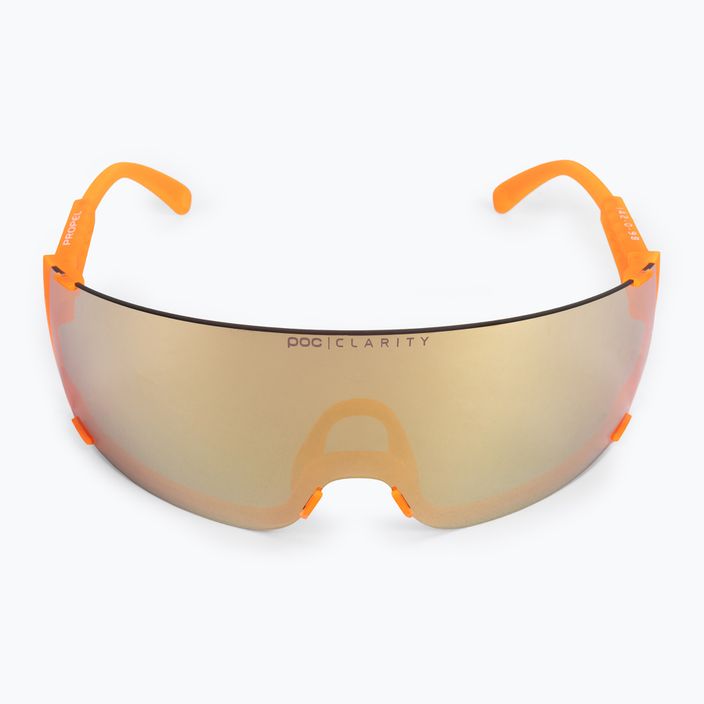 Bicycle goggles POC Propel fluorescent orange translucent/clarity road gold 4