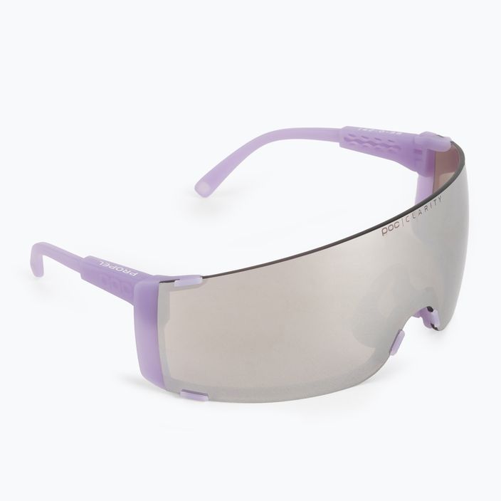 Bicycle goggles POC Propel purple quartz translucent/clarity road silver 2