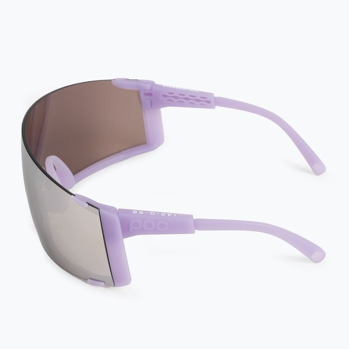 Bicycle goggles POC Propel purple quartz translucent/clarity road silver 5