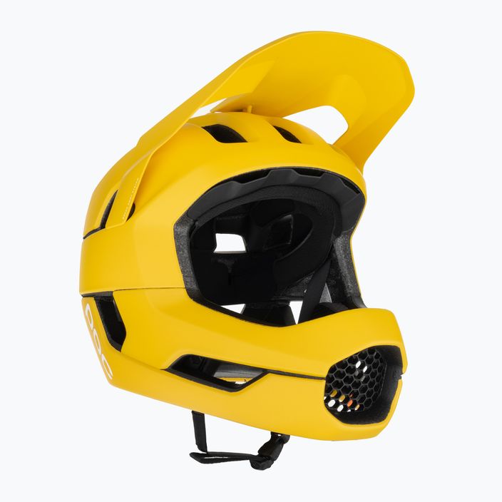 Bicycle helmet POC Otocon Race MIPS aventurine yellow matt