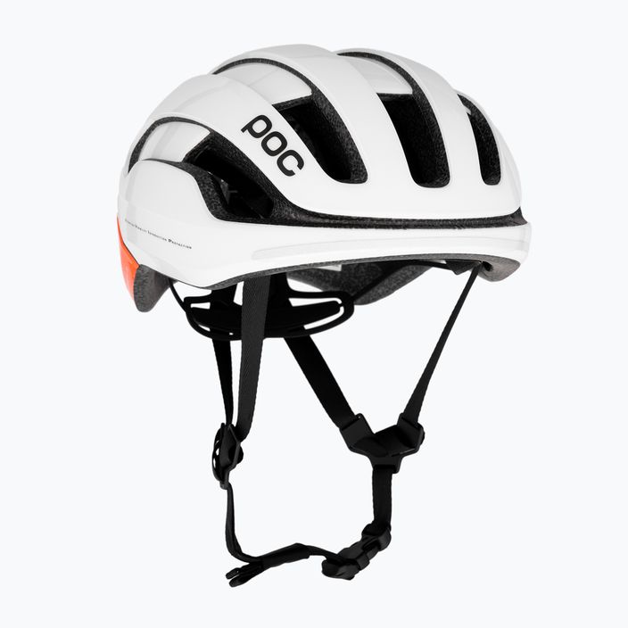 POC Omne Beacon MIPS fluorescent orange avip/hydrogen white bike helmet