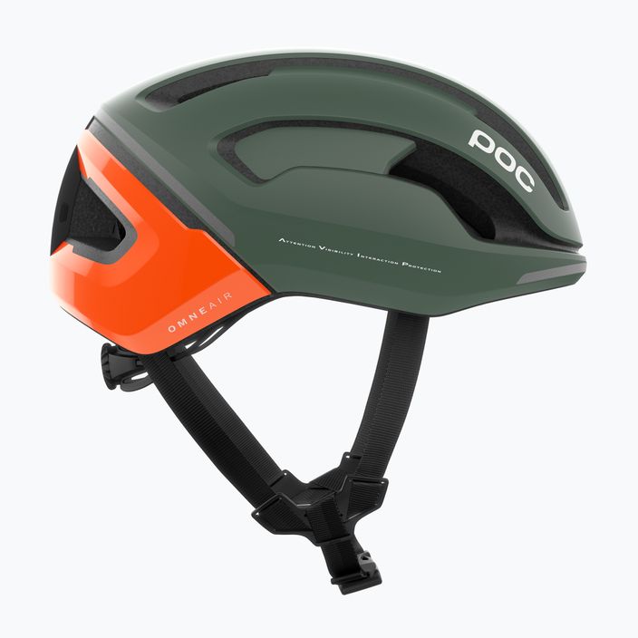 POC Omne Beacon MIPS fluorescent orange avip/epidote green matt bike helmet 4