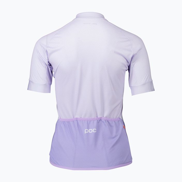 Women's cycling jersey POC Essential Road Logo purple amethyst/purple quartz 2