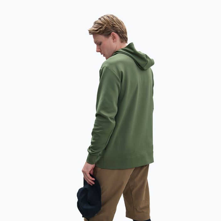 Men's trekking sweatshirt POC Poise Hoodie epidote green 2