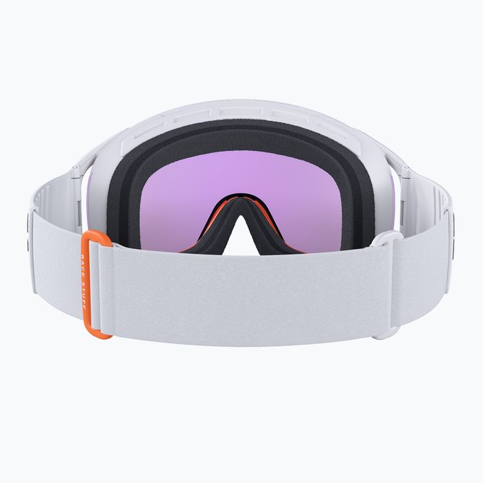 Ski goggles POC Zonula Clarity Comp white/fluorescent orange/spektris blue 8