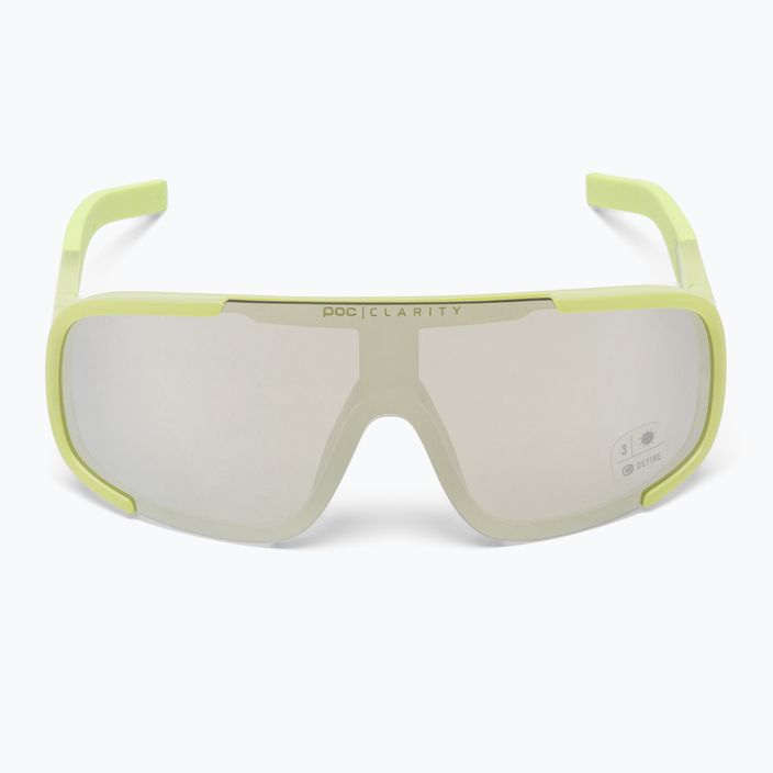 Bicycle goggles POC Aspire lemon calcite translucent/clarity define silver 3