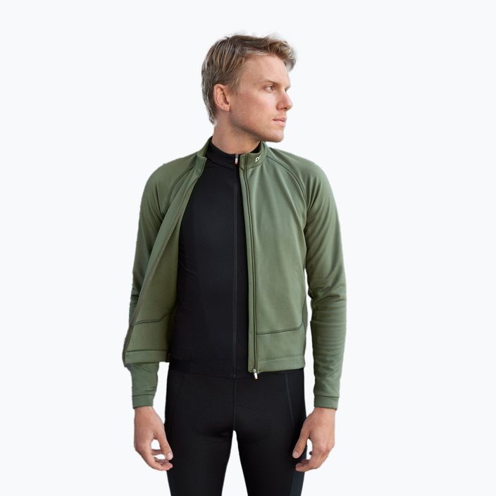 Men's cycling jacket POC Thermal epidote green 3