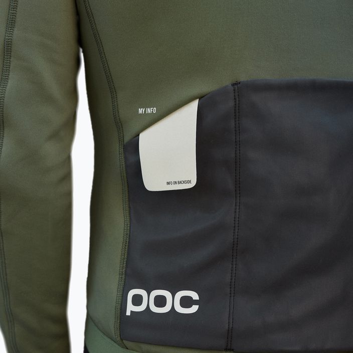 Men's cycling jacket POC Thermal epidote green 6