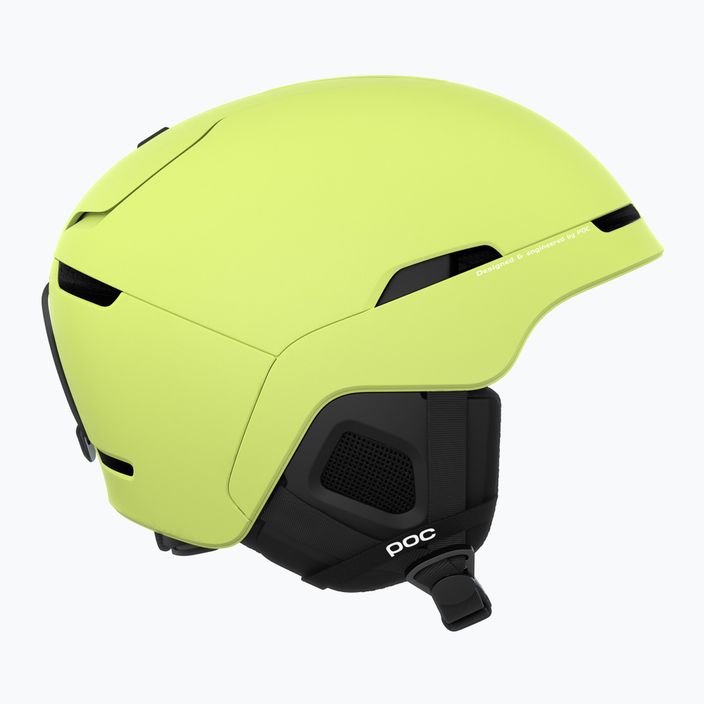 Ski helmet POC Obex MIPS lemon calcite matt 10