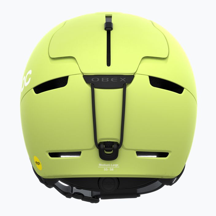 Ski helmet POC Obex MIPS lemon calcite matt 11
