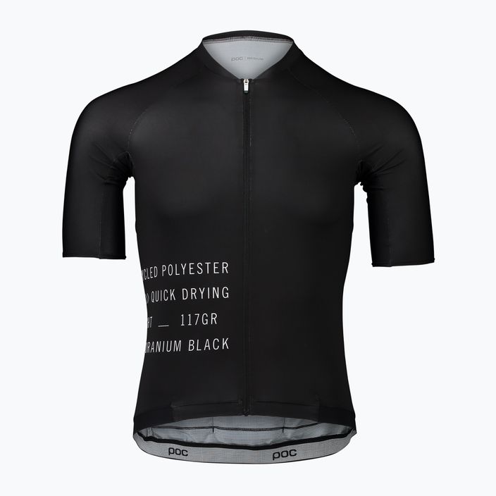 Men's cycling jersey POC Pristine Print uranium black 4