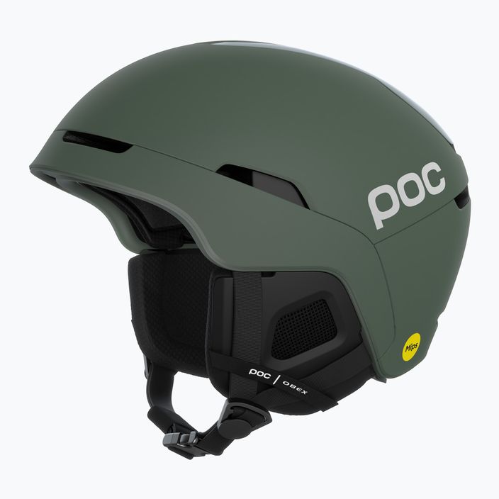 Ski helmet POC Obex MIPS epidote green matt 8