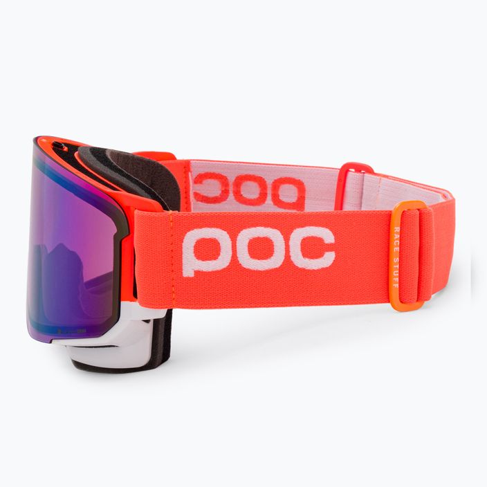 Ski goggles POC Nexal Clarity Comp fluorescent orange/hydrogen white/spektris blue 5