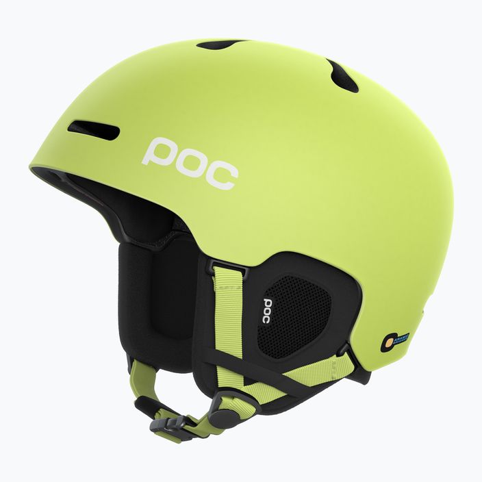 Ski helmet POC Fornix MIPS lemon calcite matt 10