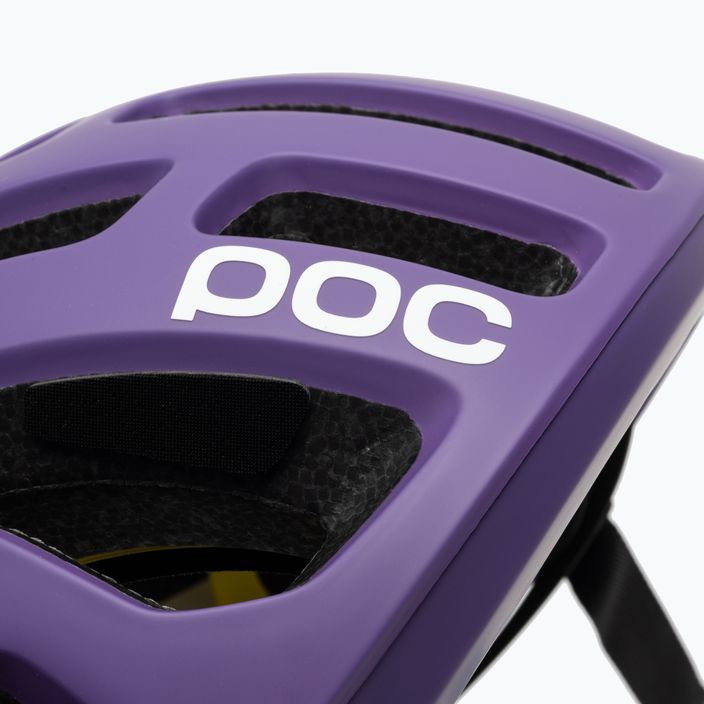 Bicycle helmet POC Octal MIPS sapphire purple matt 7