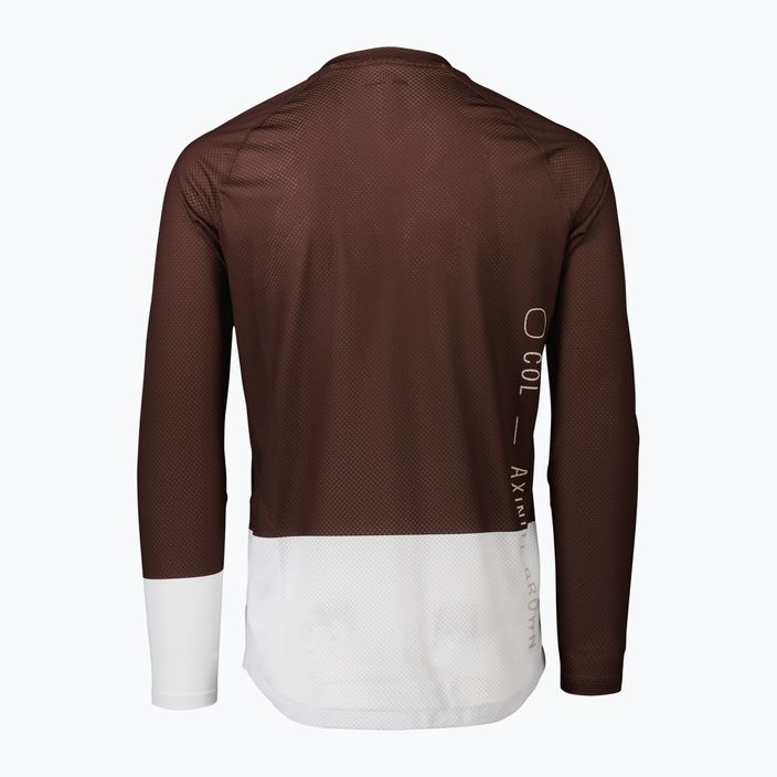 Men's POC MTB Pure axinite brown/hydrogen white cycling longsleeve 2