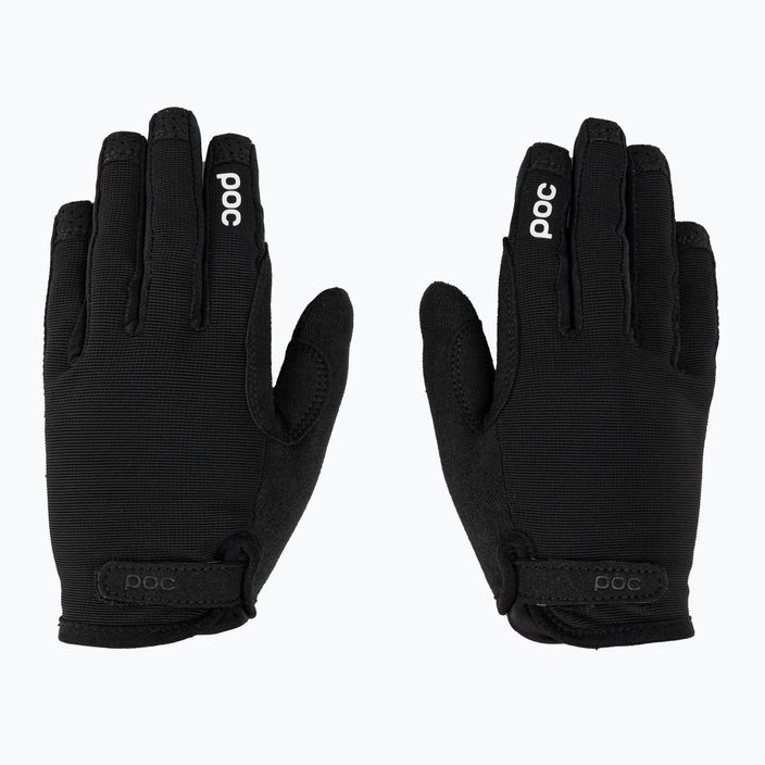 Children's cycling gloves POC Resistance MTB Adj uranium black 3