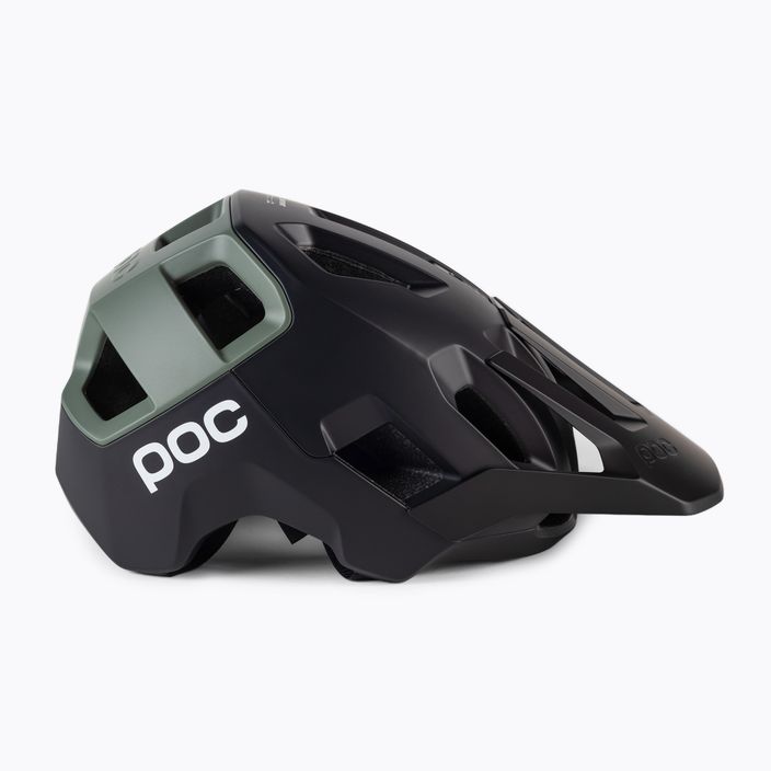 Bicycle helmet POC Kortal uranium black/epidote green metallic/matt 3
