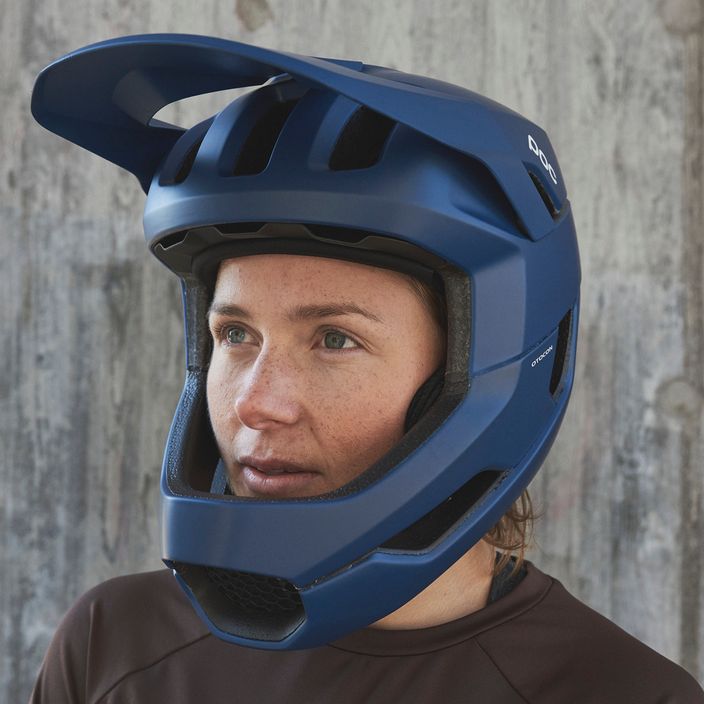 POC Otocon lead blue matt bike helmet 7