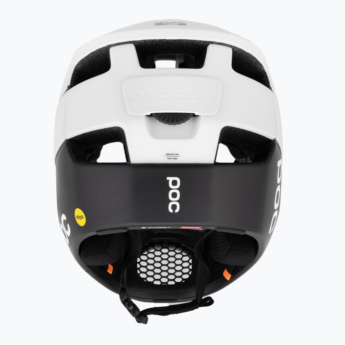 POC Otocon Race MIPS hydrogen white/uranium black matt bike helmet 3