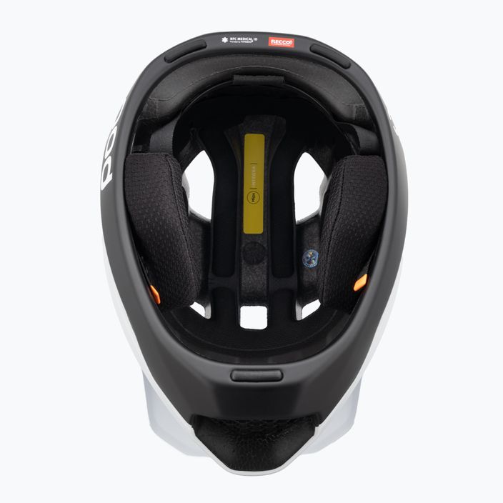 POC Otocon Race MIPS hydrogen white/uranium black matt bike helmet 5