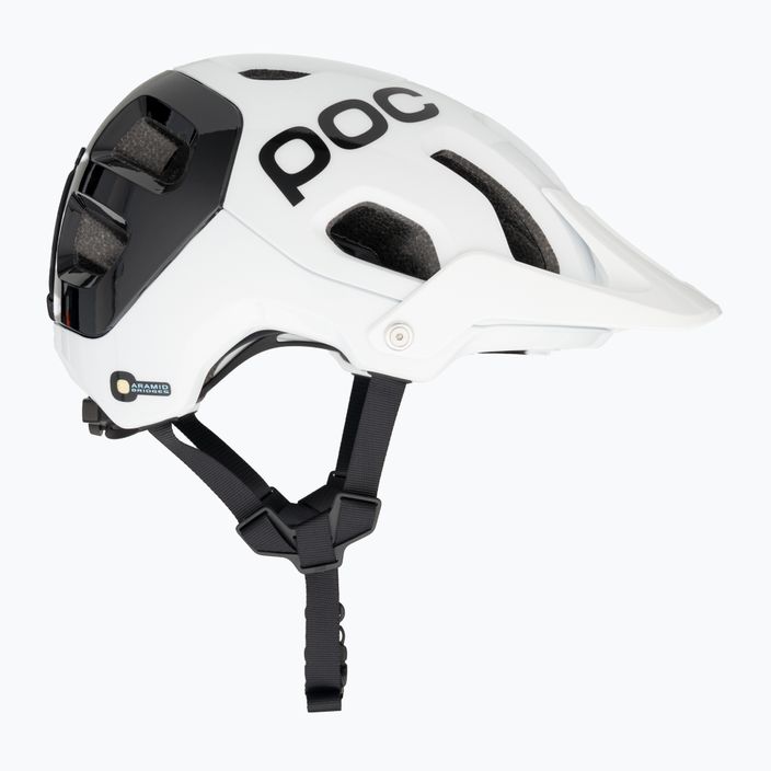 MTB bike helmet POC Tectal Race MIPS hydrogen white/uranium black 4