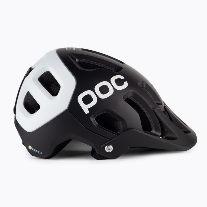 Bicycle helmet POC Tectal Race MIPS uranium black/hydrogen white matt 3