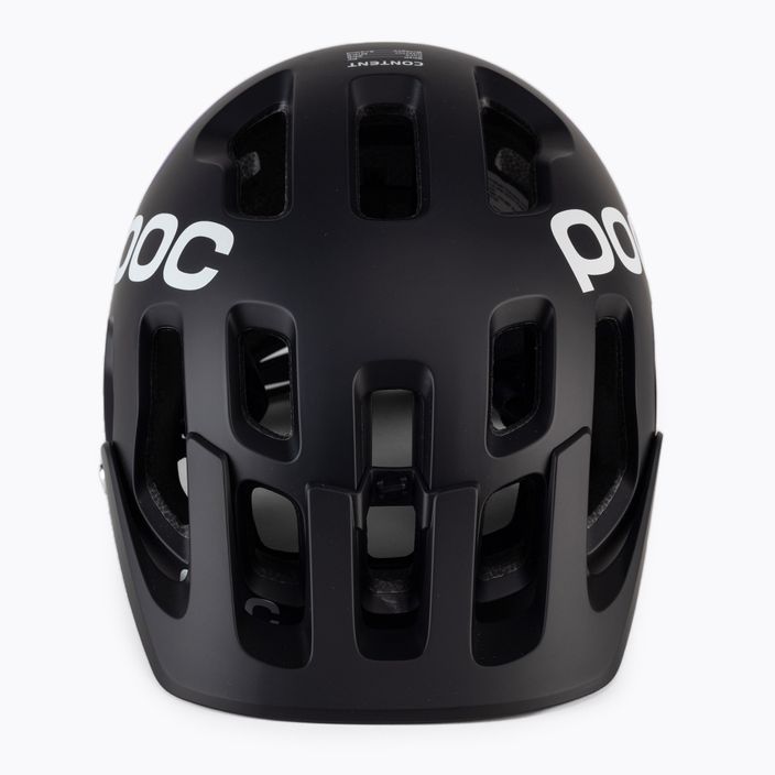 Bicycle helmet POC Tectal Race MIPS uranium black/sapphire purple metallic/matt 2