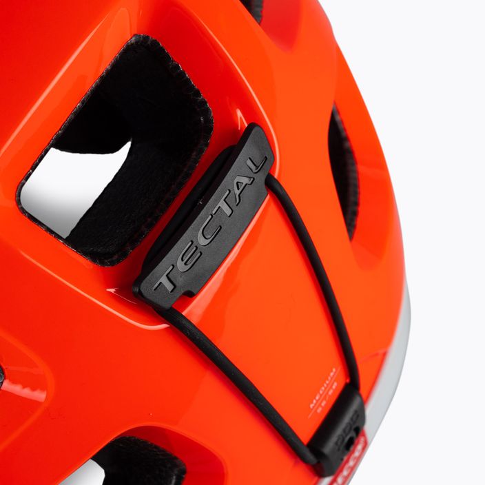 Bicycle helmet POC Tectal Race MIPS NFC hydrogen white/fluorescent orange avip 7