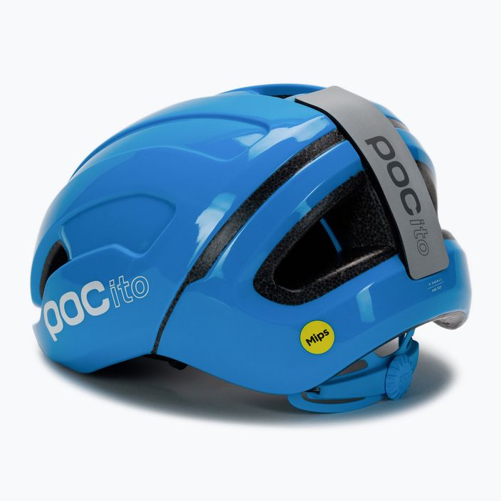 Children's bicycle helmet POC POCito Omne MIPS fluorescent blue 4