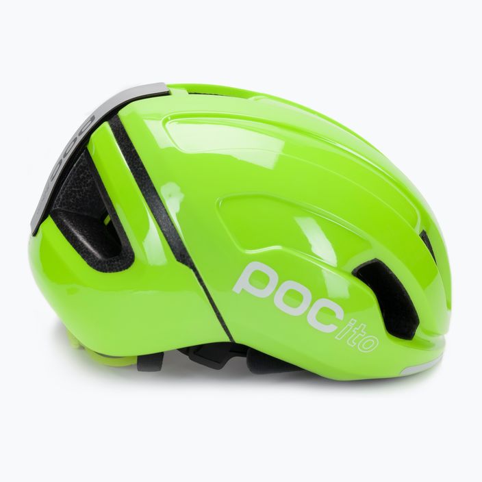 Children's bicycle helmet POC POCito Omne MIPS fluorescent yellow/green 3