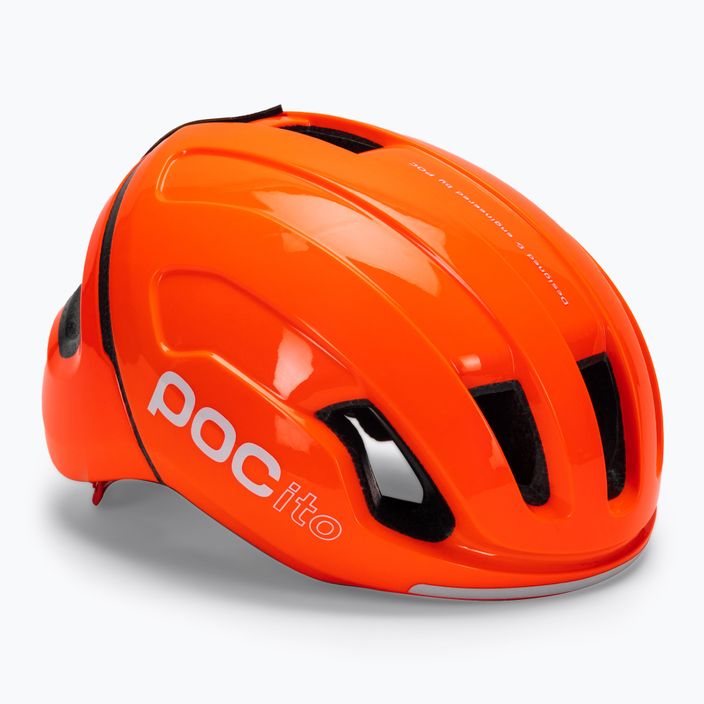 Children's bicycle helmet POC POCito Omne MIPS fluorescent orange