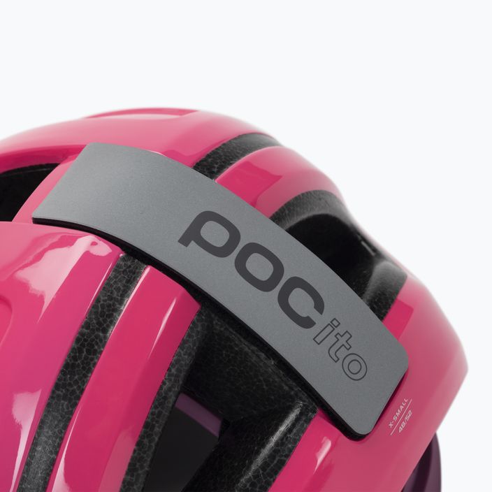 Children's bicycle helmet POC POCito Omne MIPS fluorescent pink 7