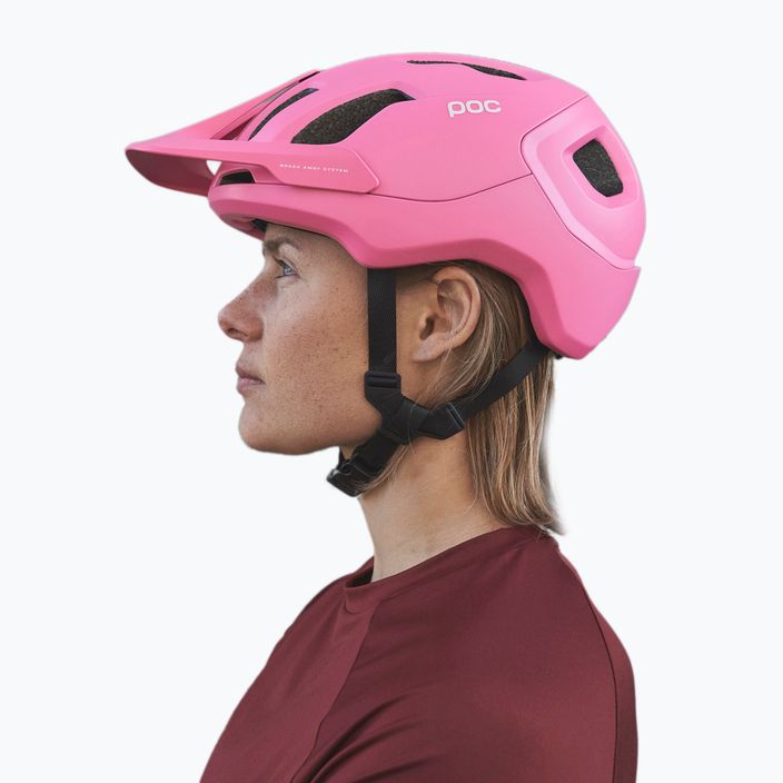 Bicycle helmet POC Axion actinium pink matt 9