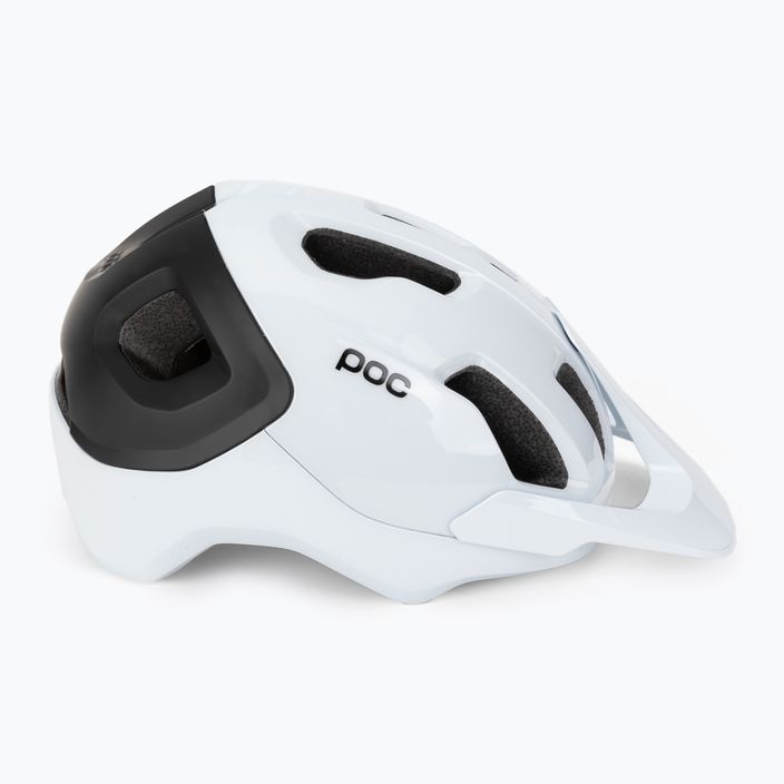 Bicycle helmet POC Axion Race MIPS hydrogen white/uranium black matt 3