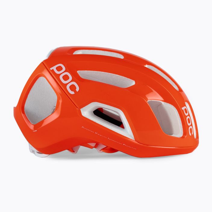 Bicycle helmet POC Ventral Air MIPS fluorescent orange avip 3