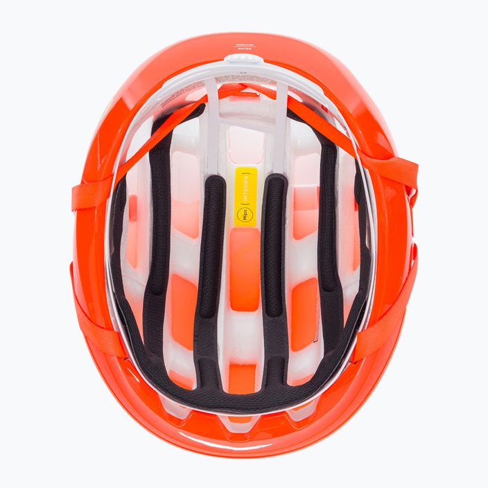 POC Ventral Tempus MIPS fluorescent orange avip bike helmet 6