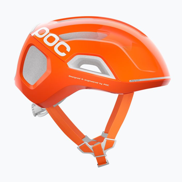 POC Ventral Tempus MIPS fluorescent orange avip bike helmet 9