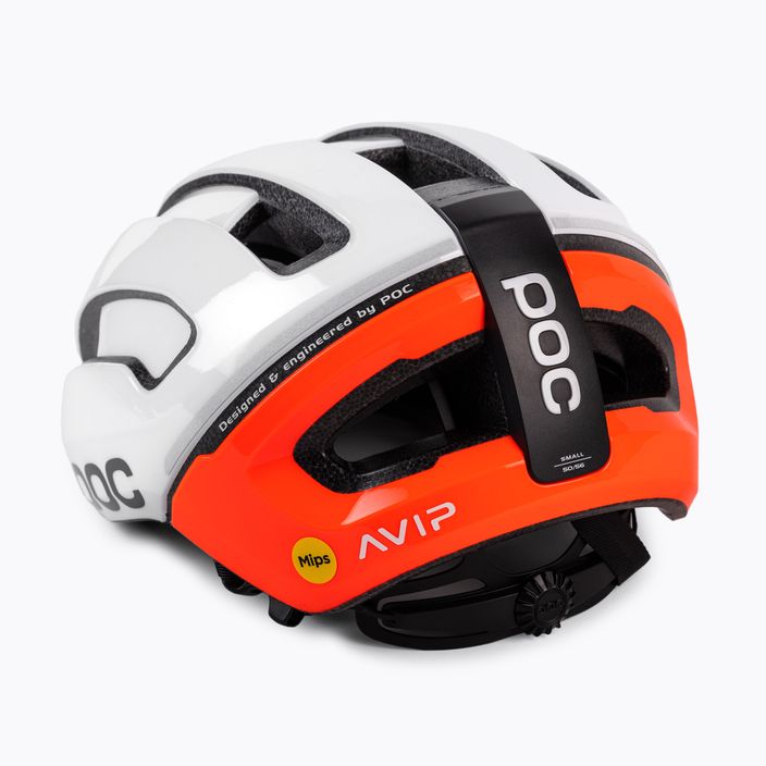 Bicycle helmet POC Omne Air MIPS fluorescent orange avip 4