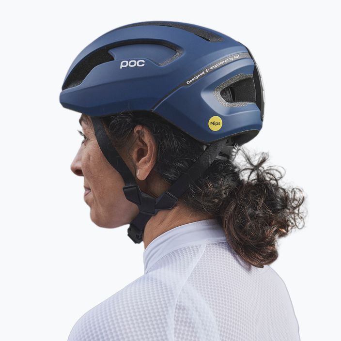 Bicycle helmet POC Omne Air MIPS lead blue matt 7