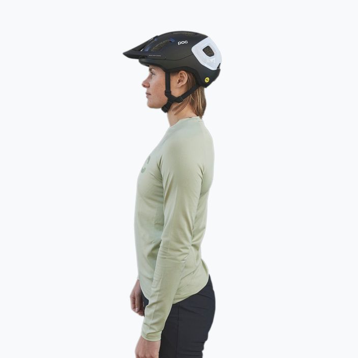 Women's cycling longsleeve POC Reform Enduro Jersey prehnite green 4
