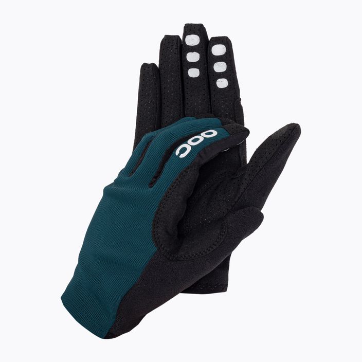 Cycling gloves POC Resistance Enduro dioptase blue
