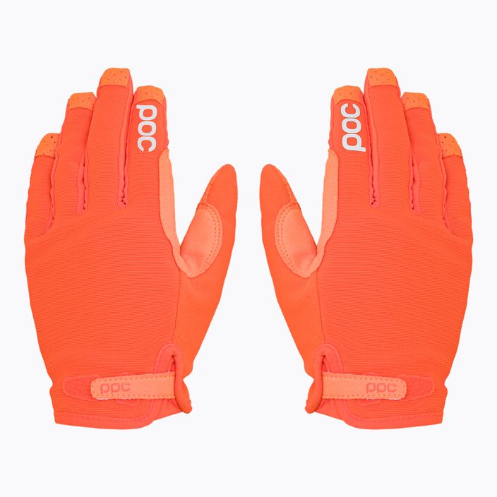 Cycling gloves POC Resistance Enduro Adj zink orange 3